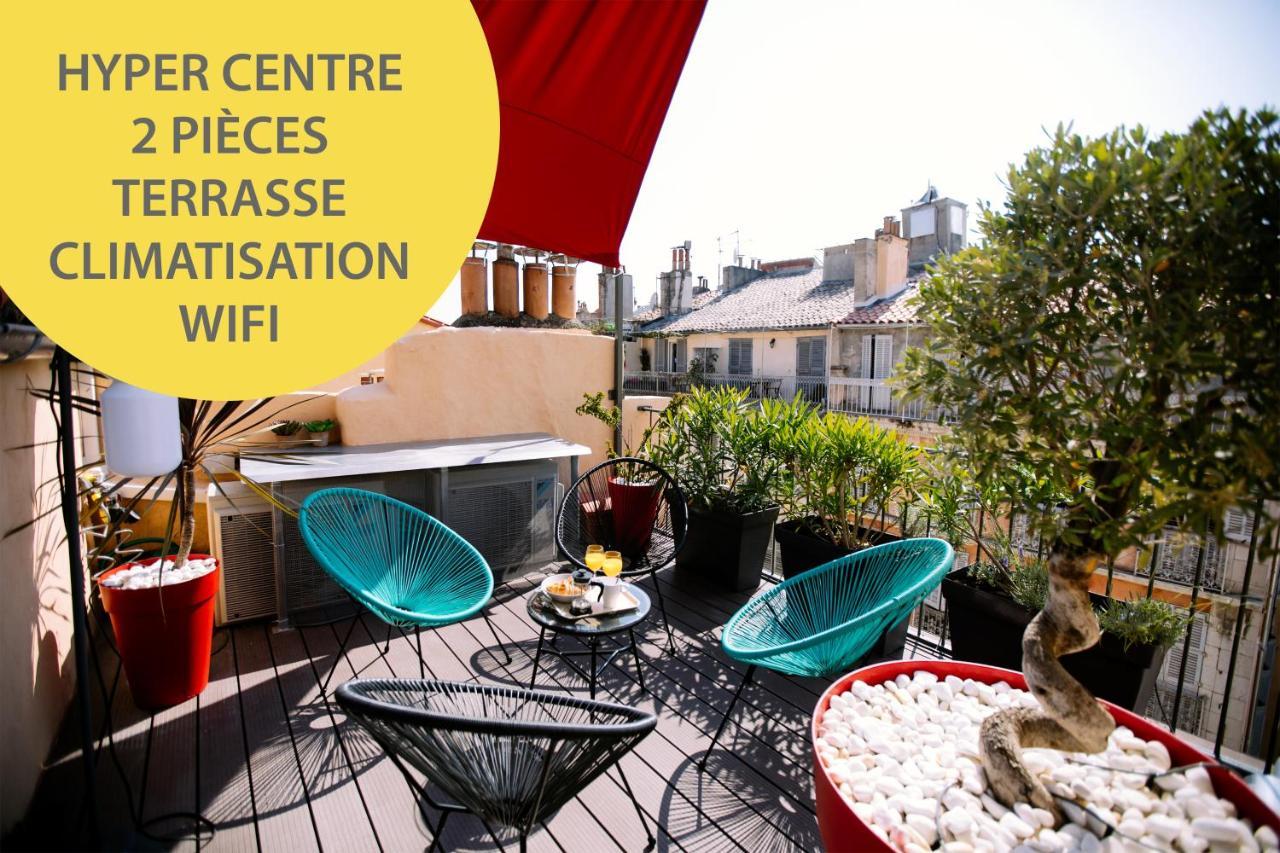Duplex Avec Terrasse - Hyper-Centre De Toulon Appartement Buitenkant foto