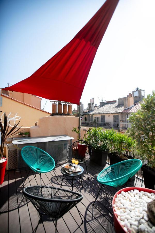 Duplex Avec Terrasse - Hyper-Centre De Toulon Appartement Buitenkant foto